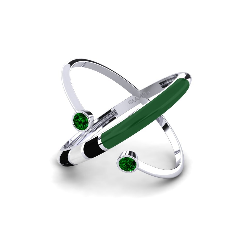 Zircone Verde Anello Regnbu