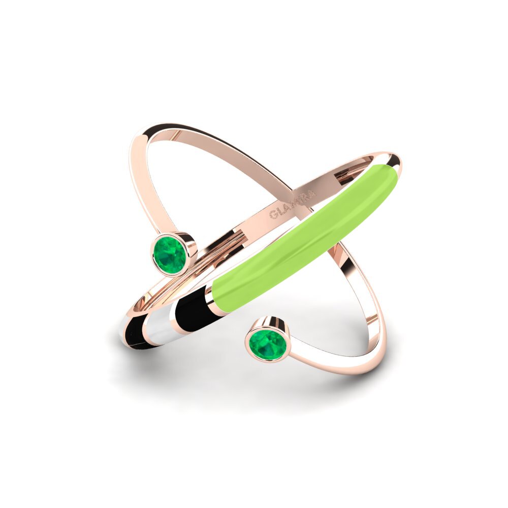 Smaragd Ring Regnbu