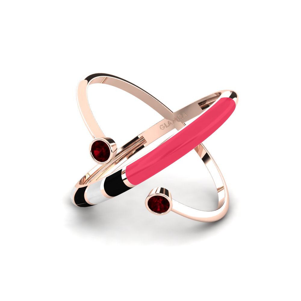 Granat Ring Regnbu
