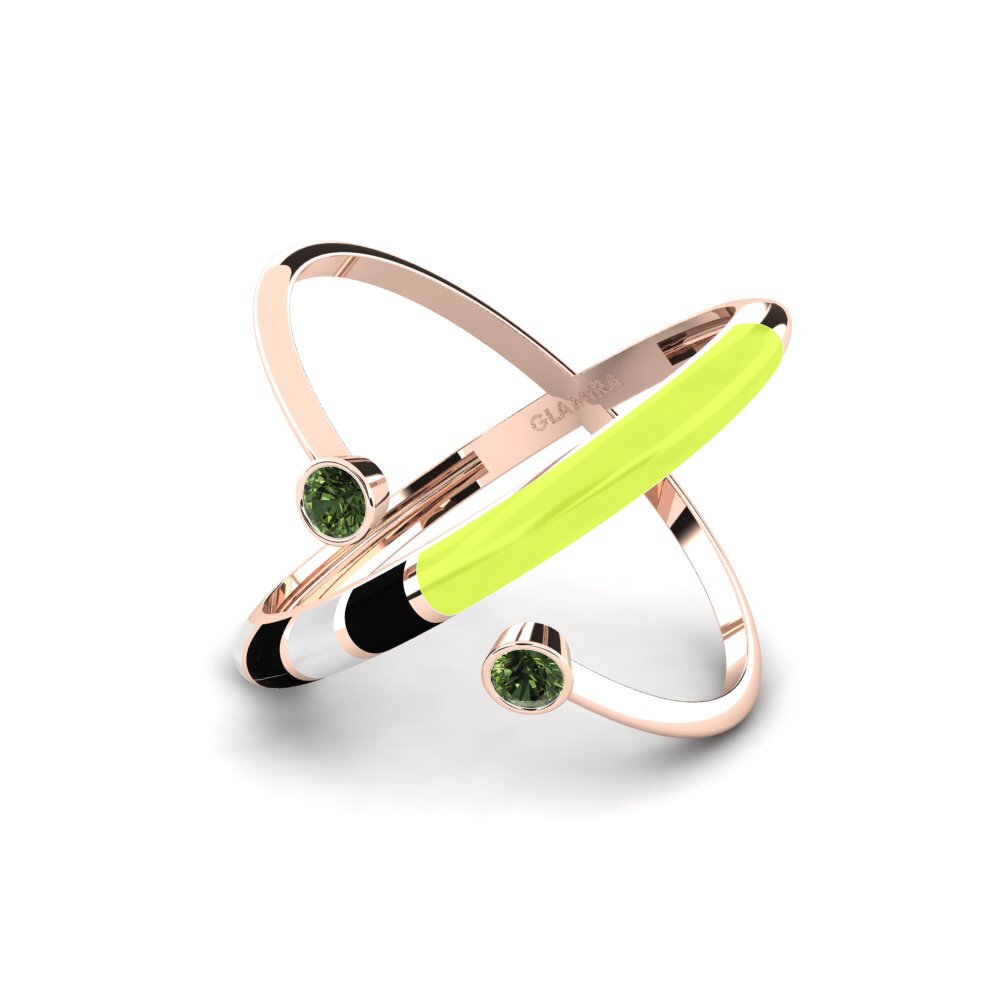 Grüner Saphir Ring Regnbu