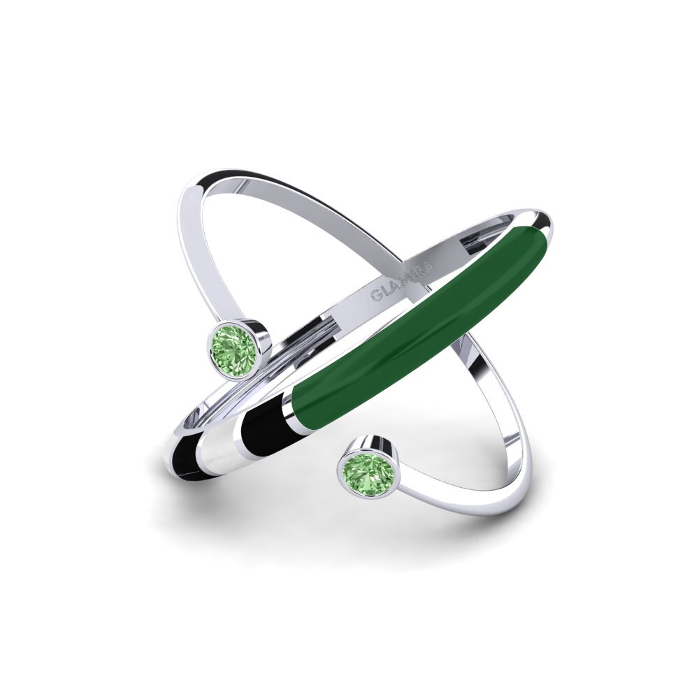 Green Diamond Ring Regnbu