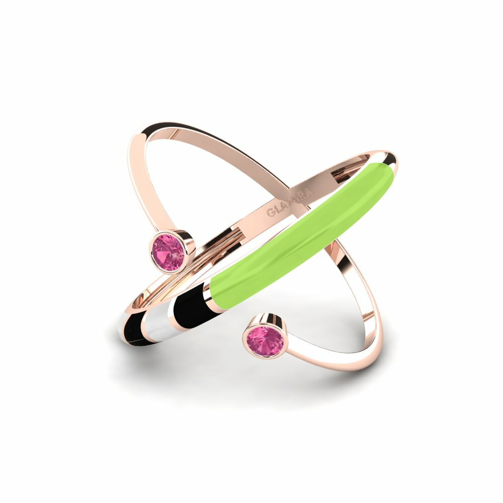 Tourmaline Rose Bague Regnbu