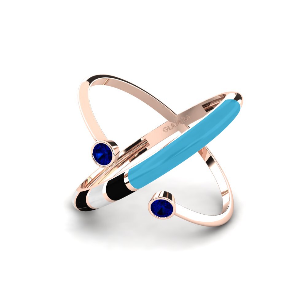 14k Rose Gold Ring Regnbu