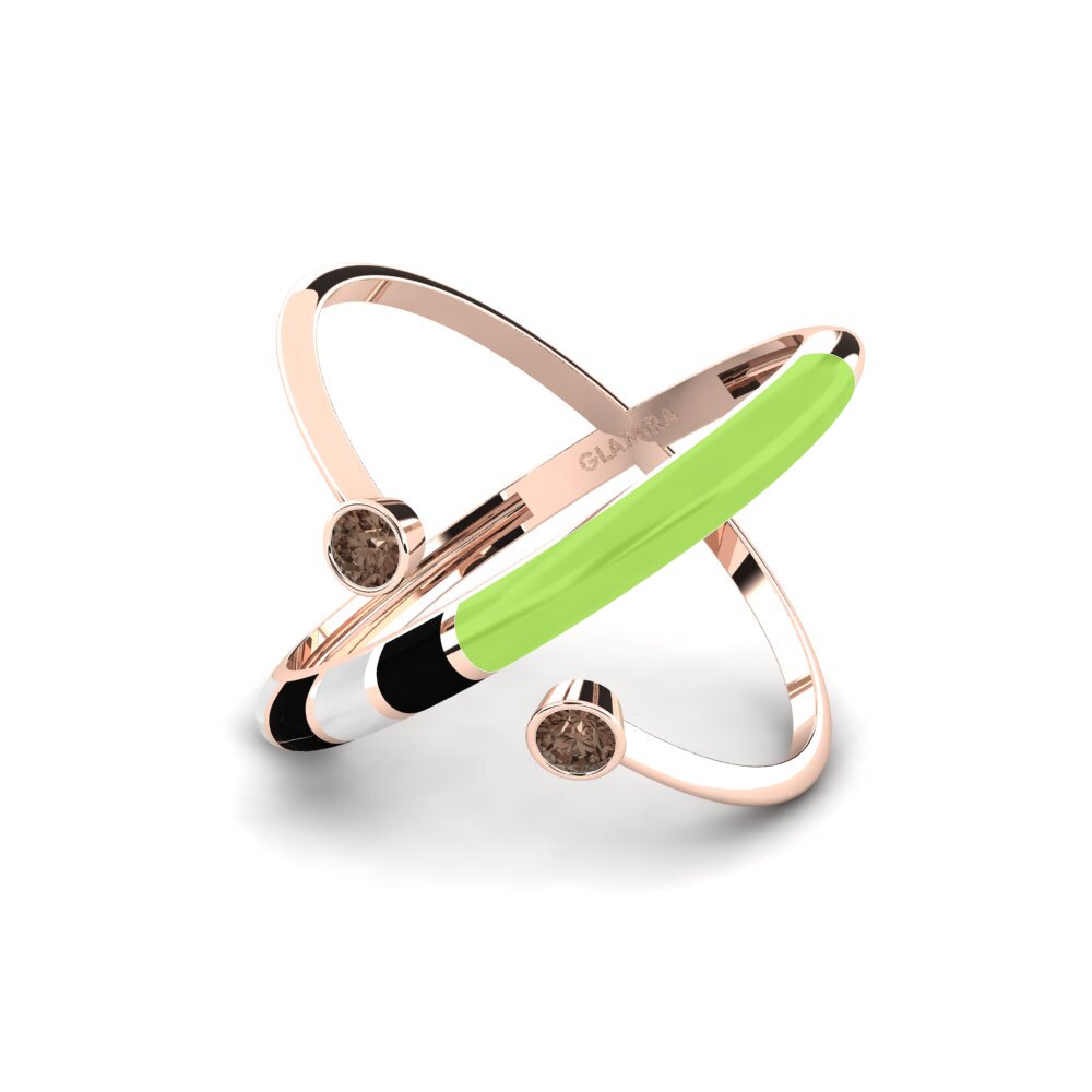 Rauchquarz Ring Regnbu