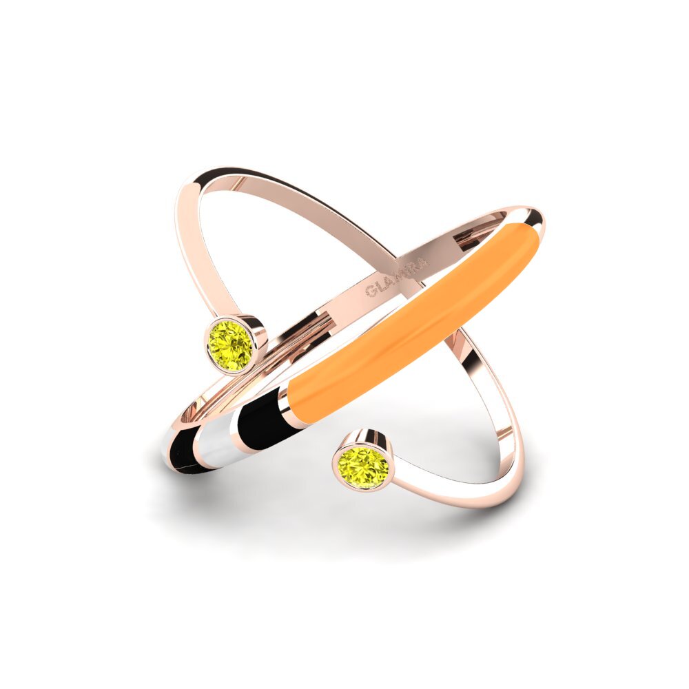 Gelber Diamant Ring Regnbu