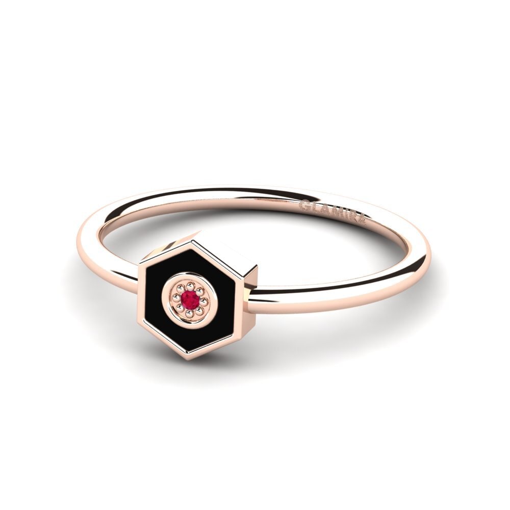 Rotgold 585 Ring Relais
