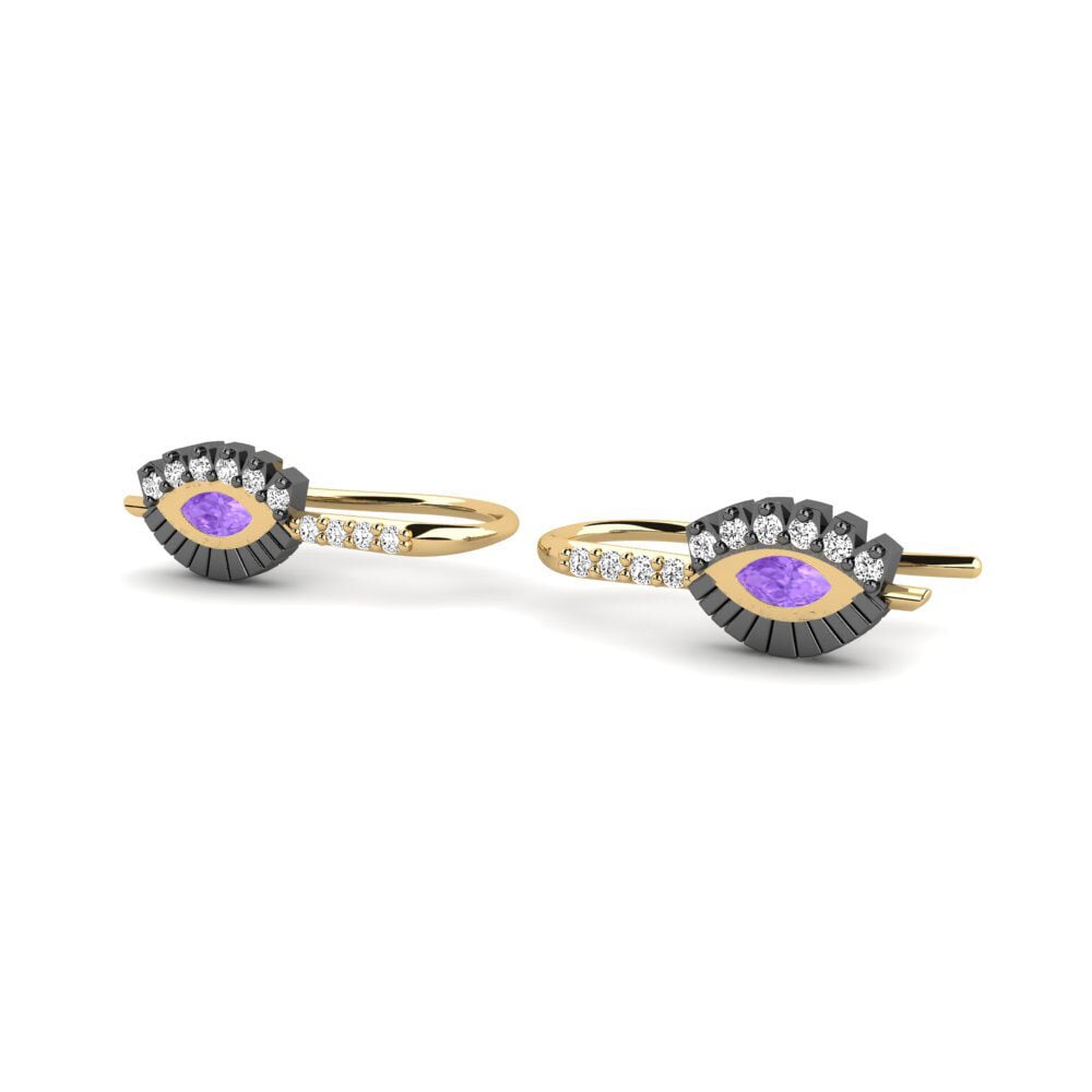 Ametista Brincos Feminino Reluctantly