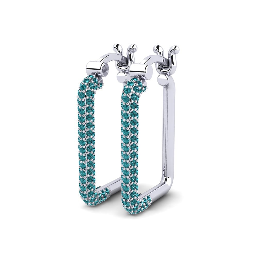 Blue Diamond Women's Earring Rely