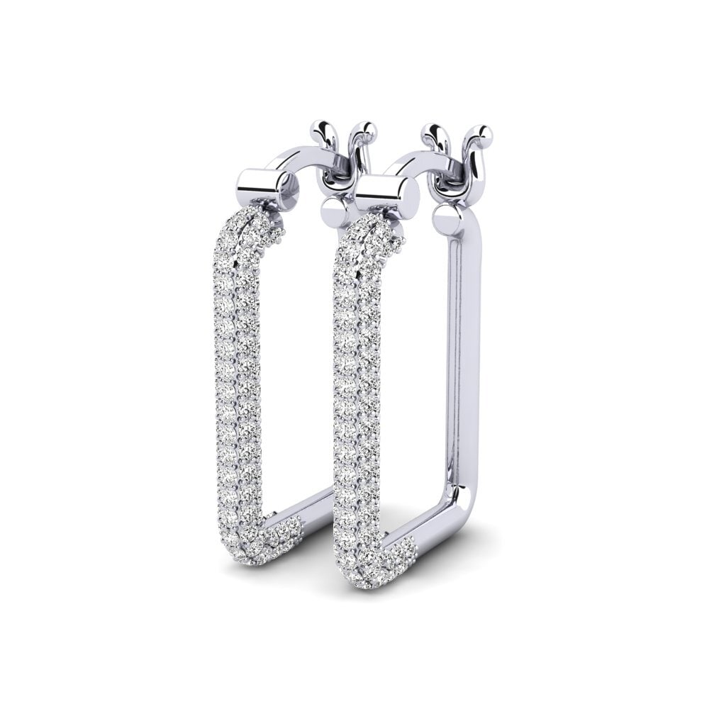 Đá Moissanite Bông tai nữ Rely