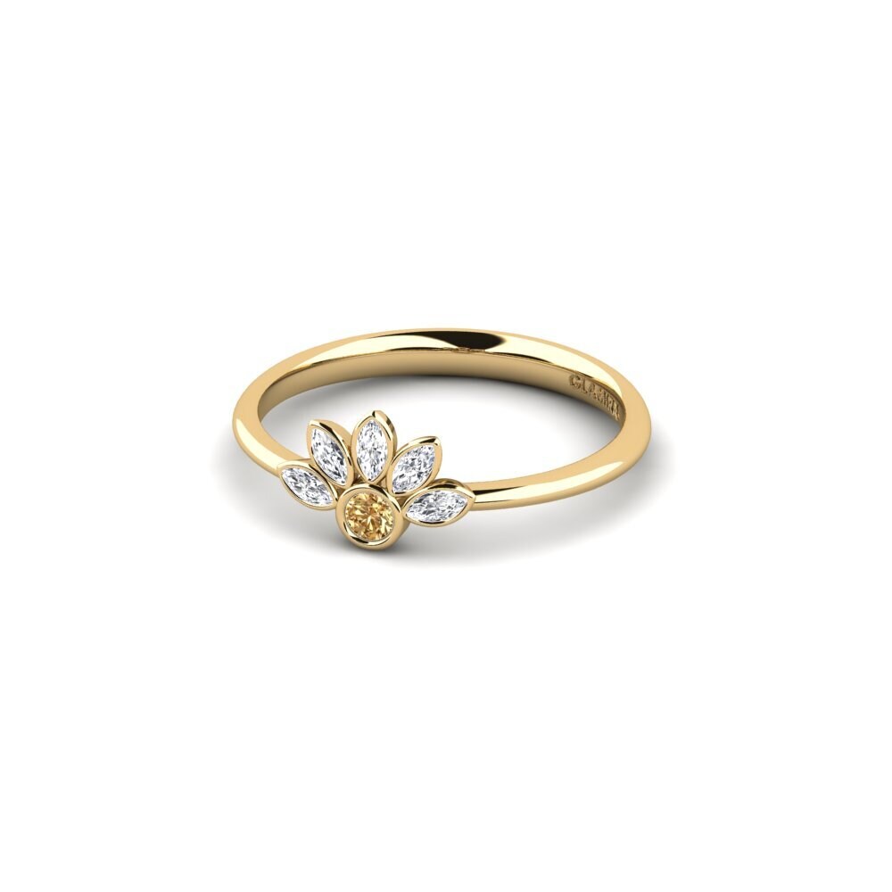 Diamante café Anillo Remedy