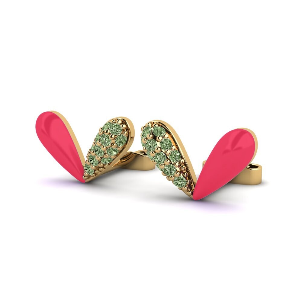 Green Diamond Women's Earring Rencontrer