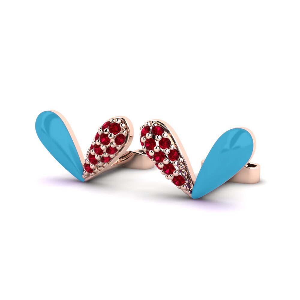 Red Zirconia Women's Earring Rencontrer
