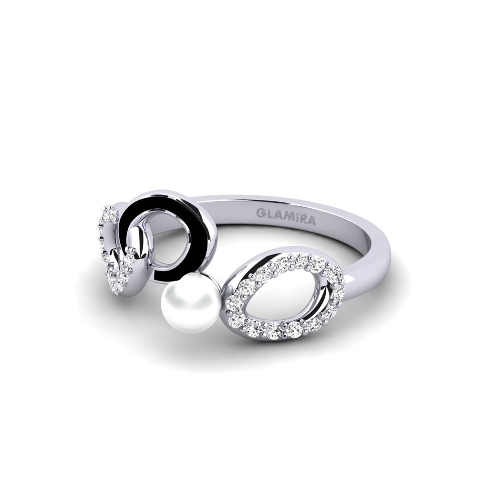 14ct White Gold Ring Renmen