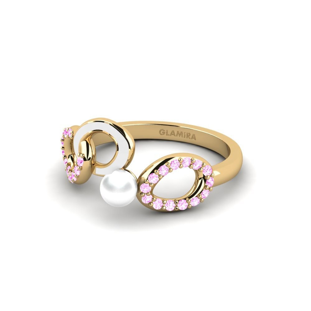Zafiro Rosado Anillo Renmen