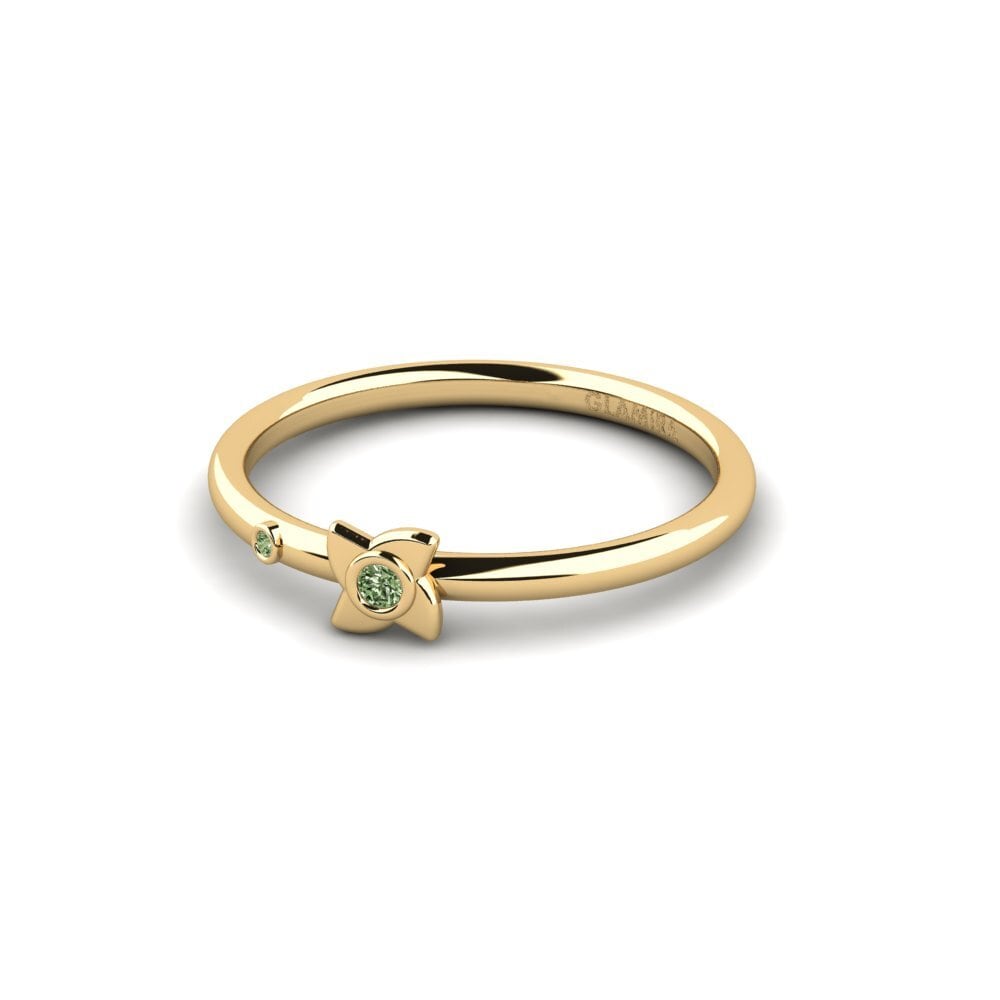 Diamante Verde Anillo Reppulfer