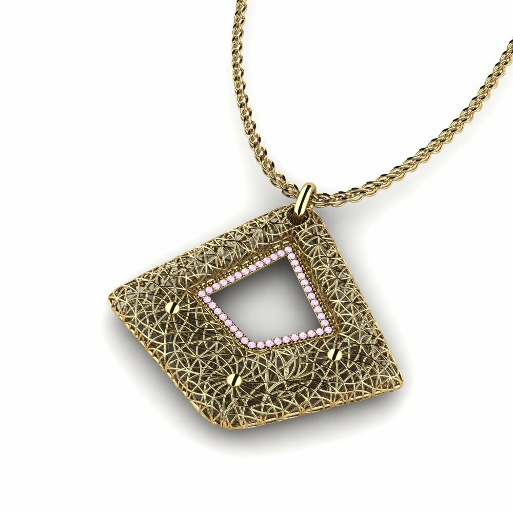 Pink Sapphire Women's Pendant Reste