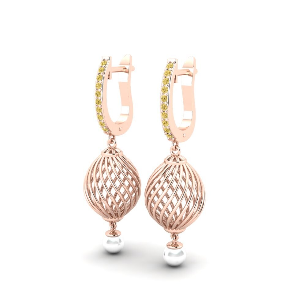 Yellow Diamond Women's Earring Retaste
