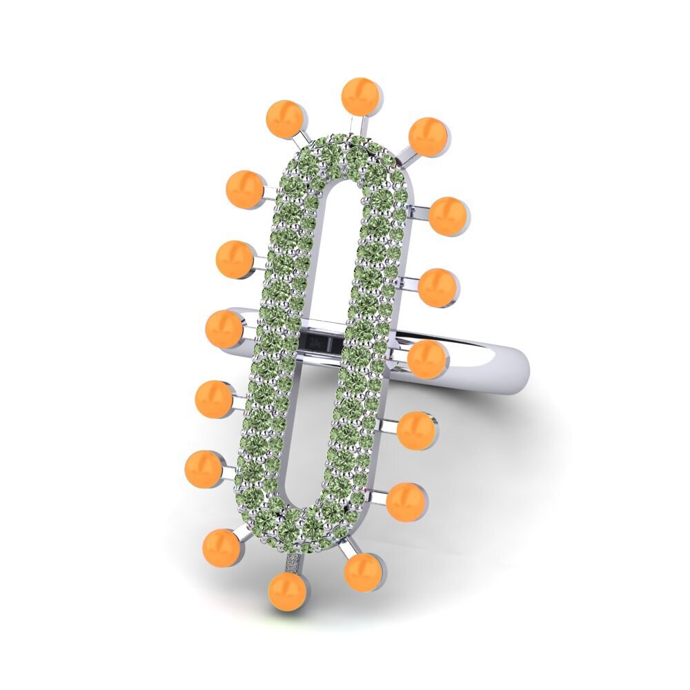 Grüner Diamant Ring Retrato