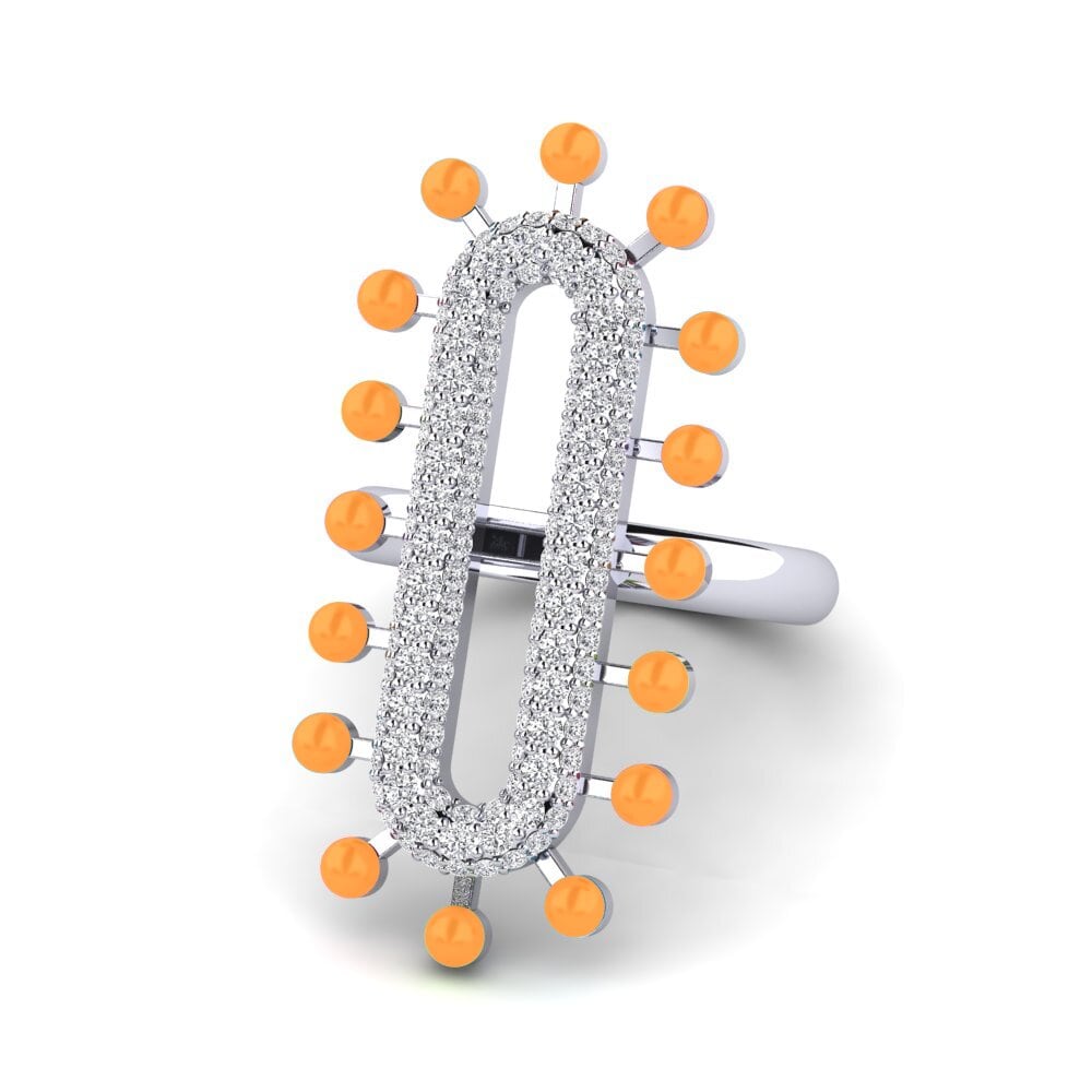 14ct White Gold Ring Retrato