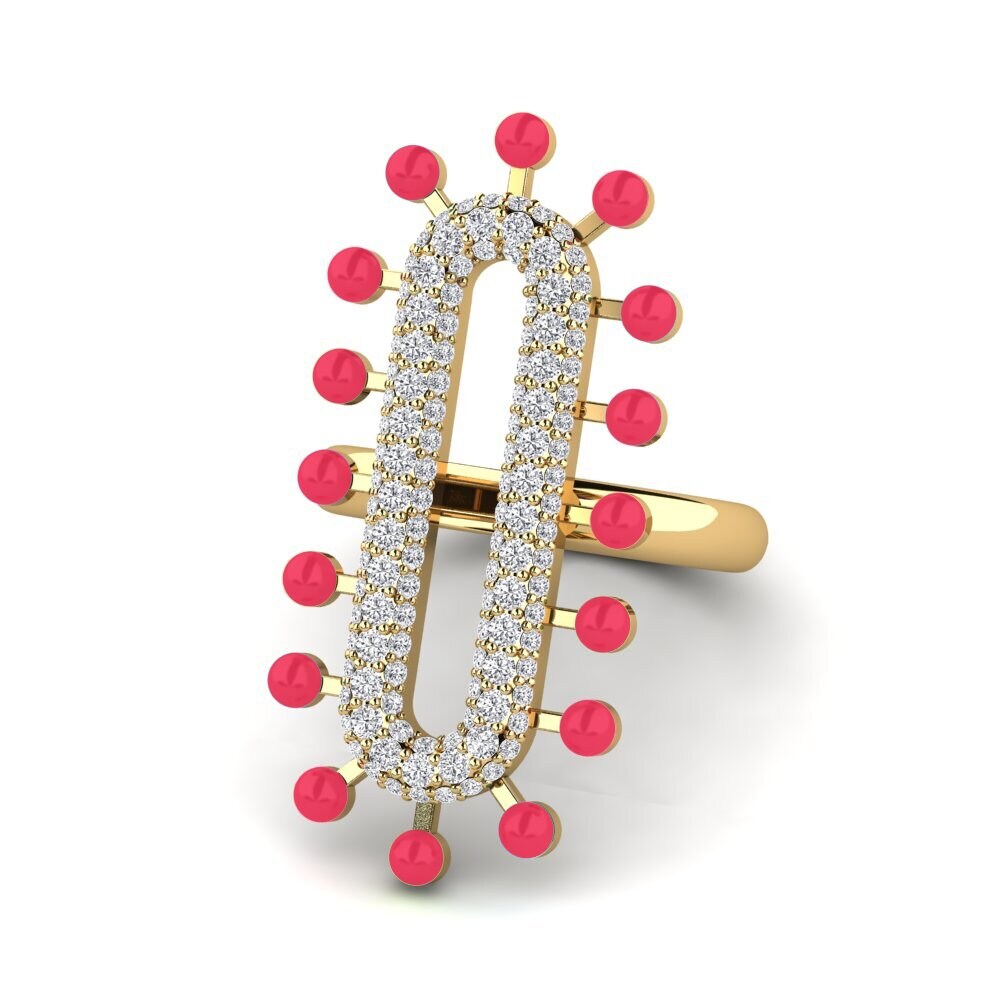 18ct Yellow Gold Ring Retrato