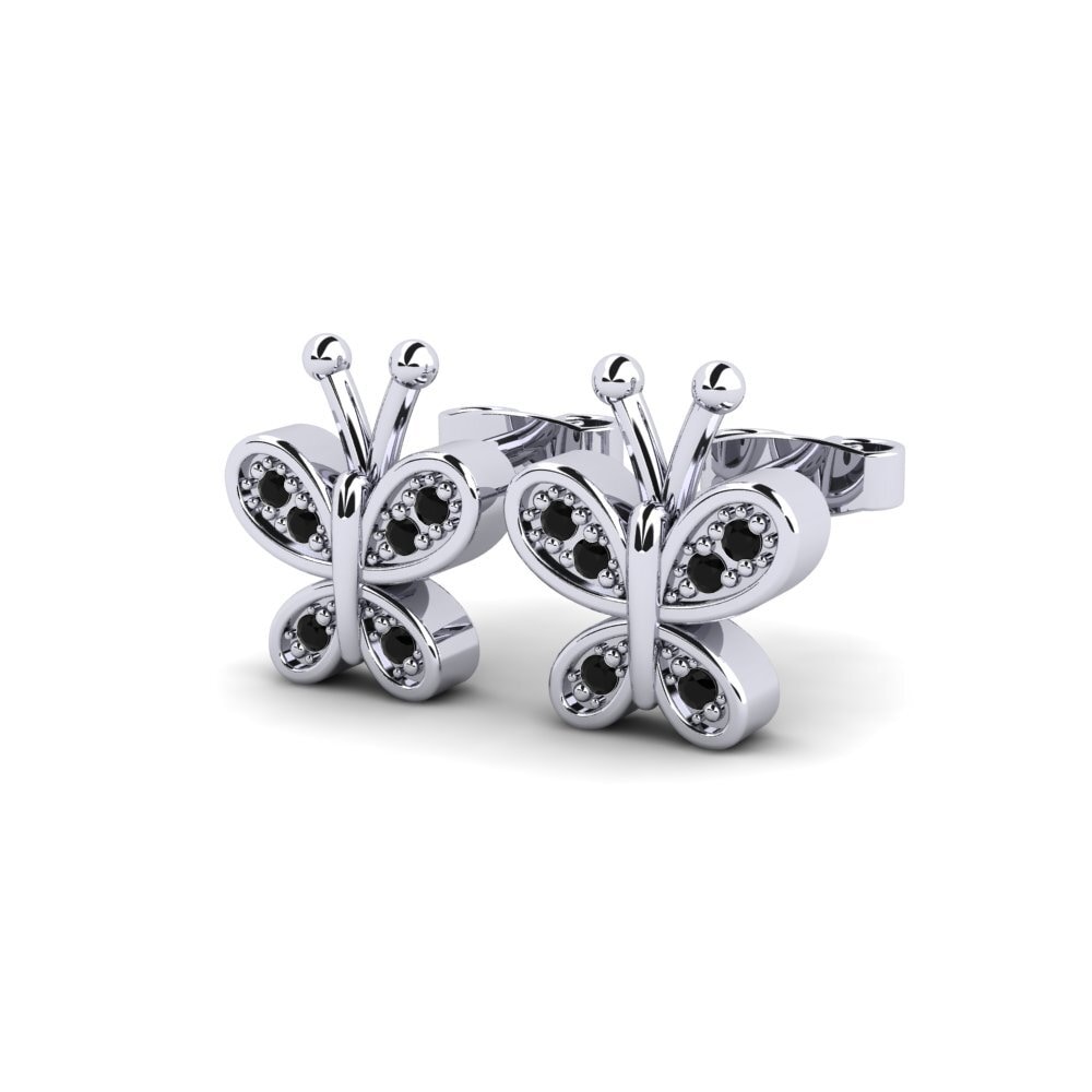 Black Sapphire Earring Revaz