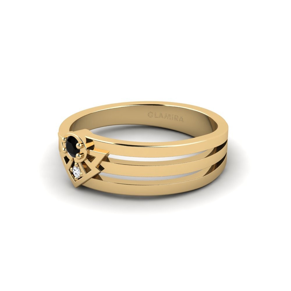 Zafiro negro Anillo Reynold