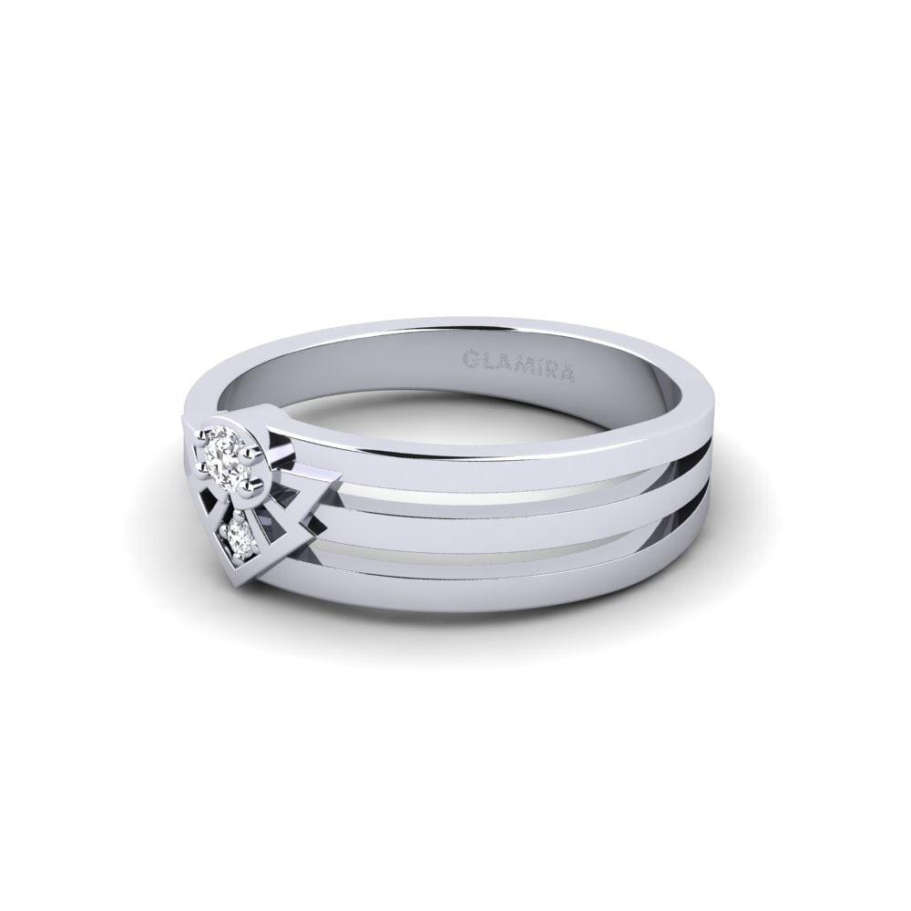 14k White Gold Ring Reynold