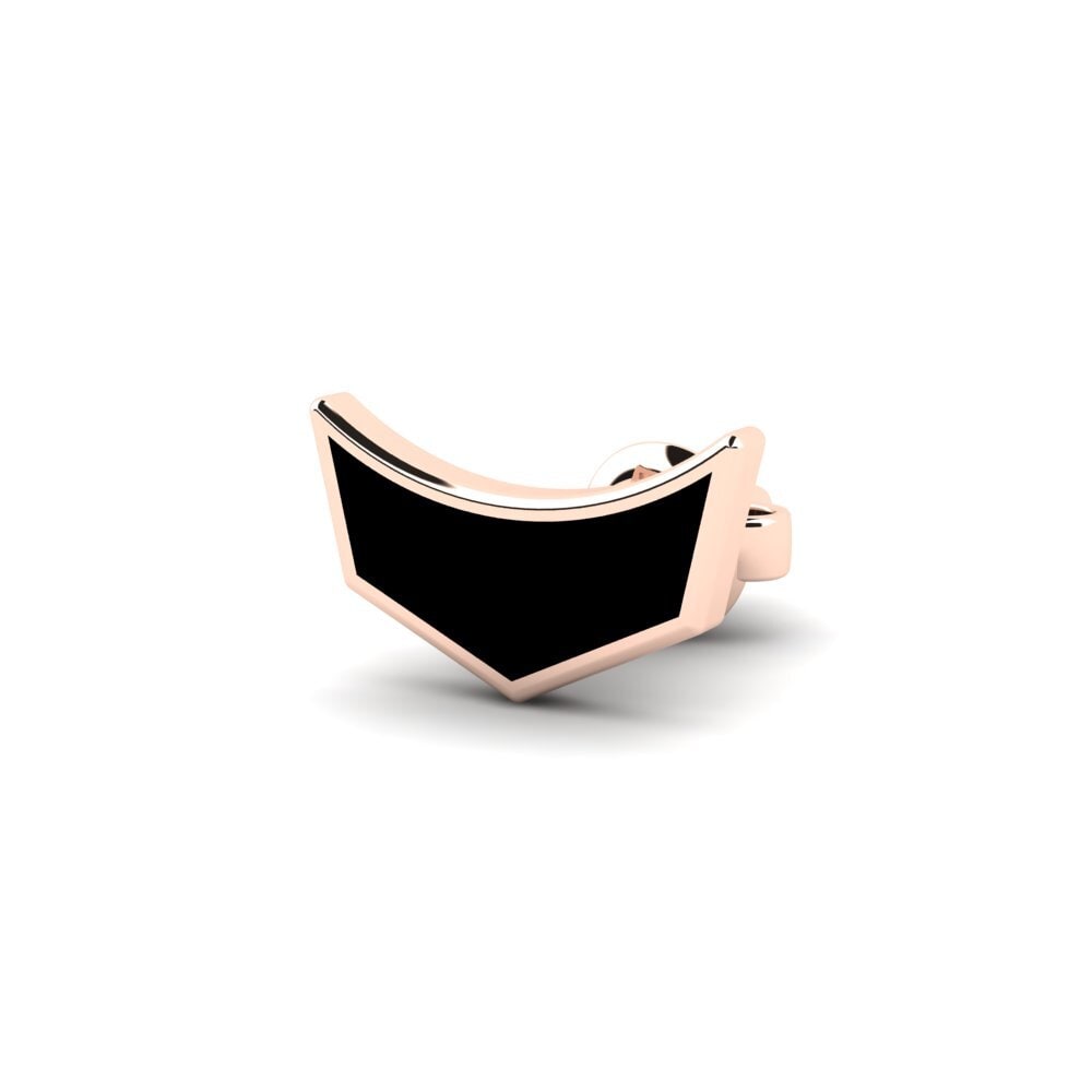 18ct Rose Gold Men's Earring Riale
