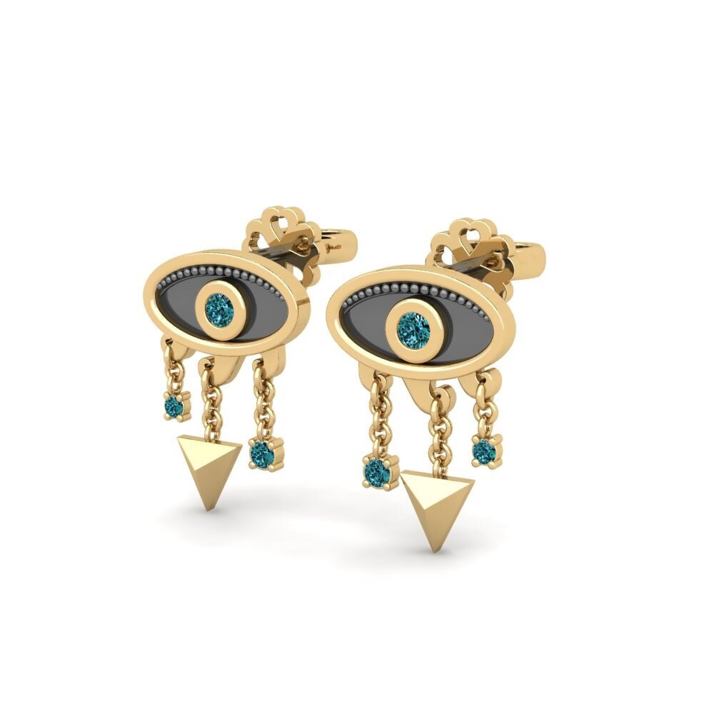 Blue Diamond Women's Earring Ribellarsi