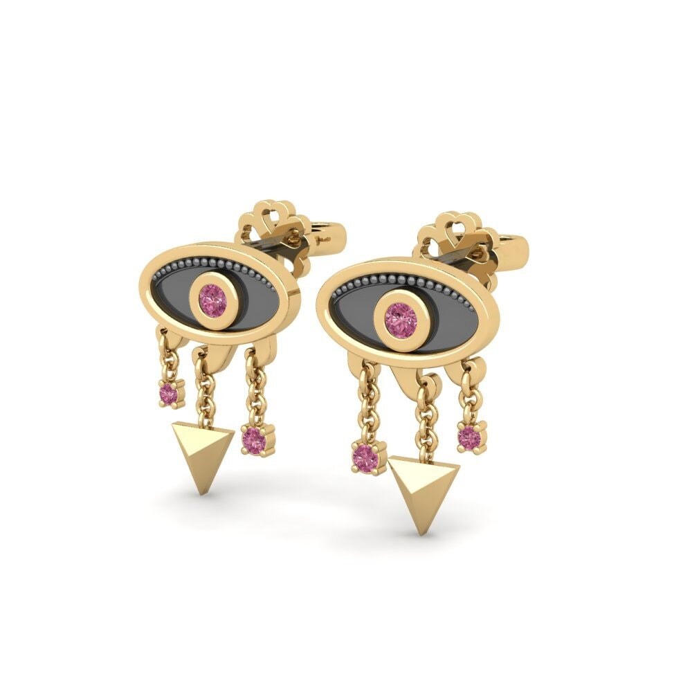 Granate Rhodolite Pendiente de mujer Ribellarsi