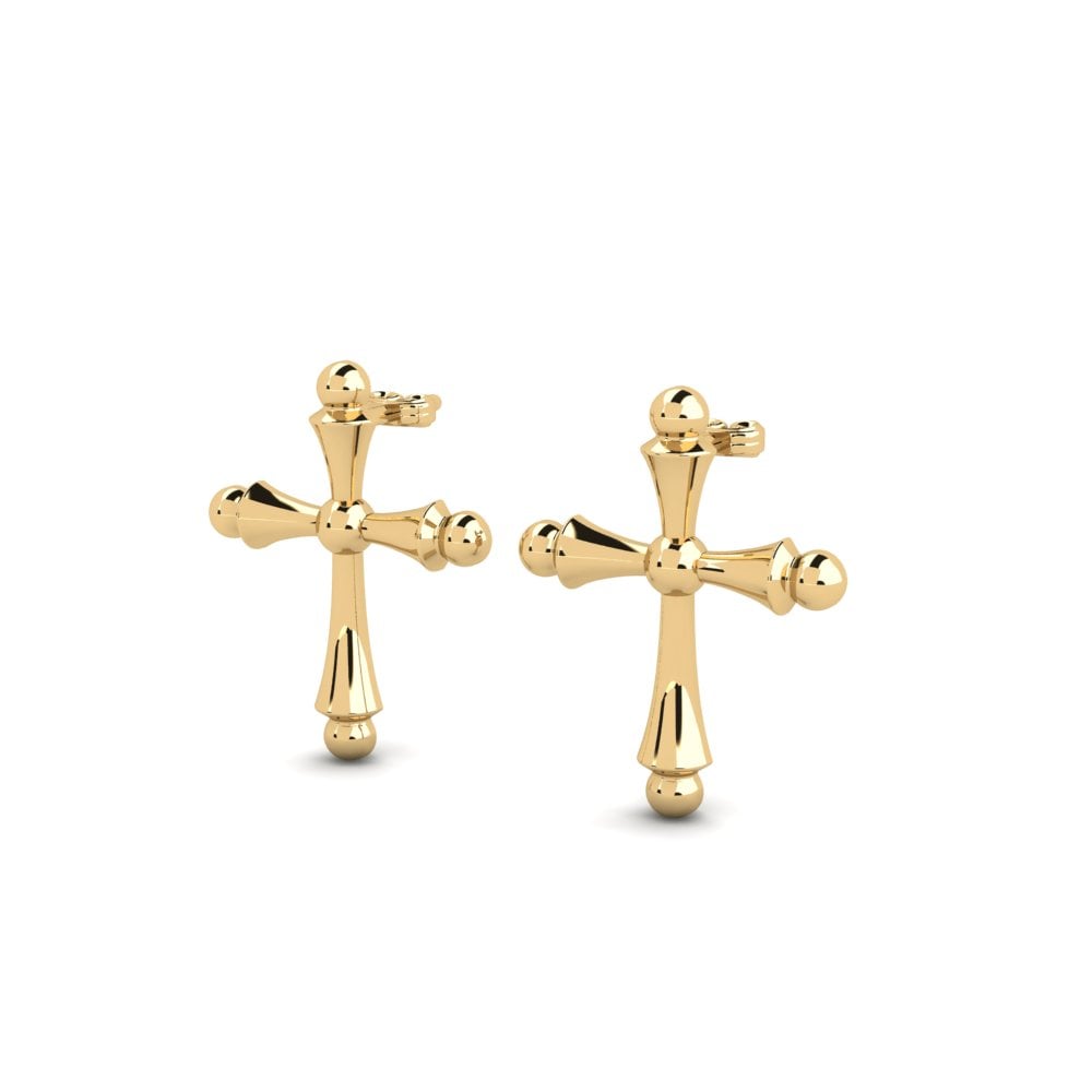 9k Oro Amarillo Pendientes Rical