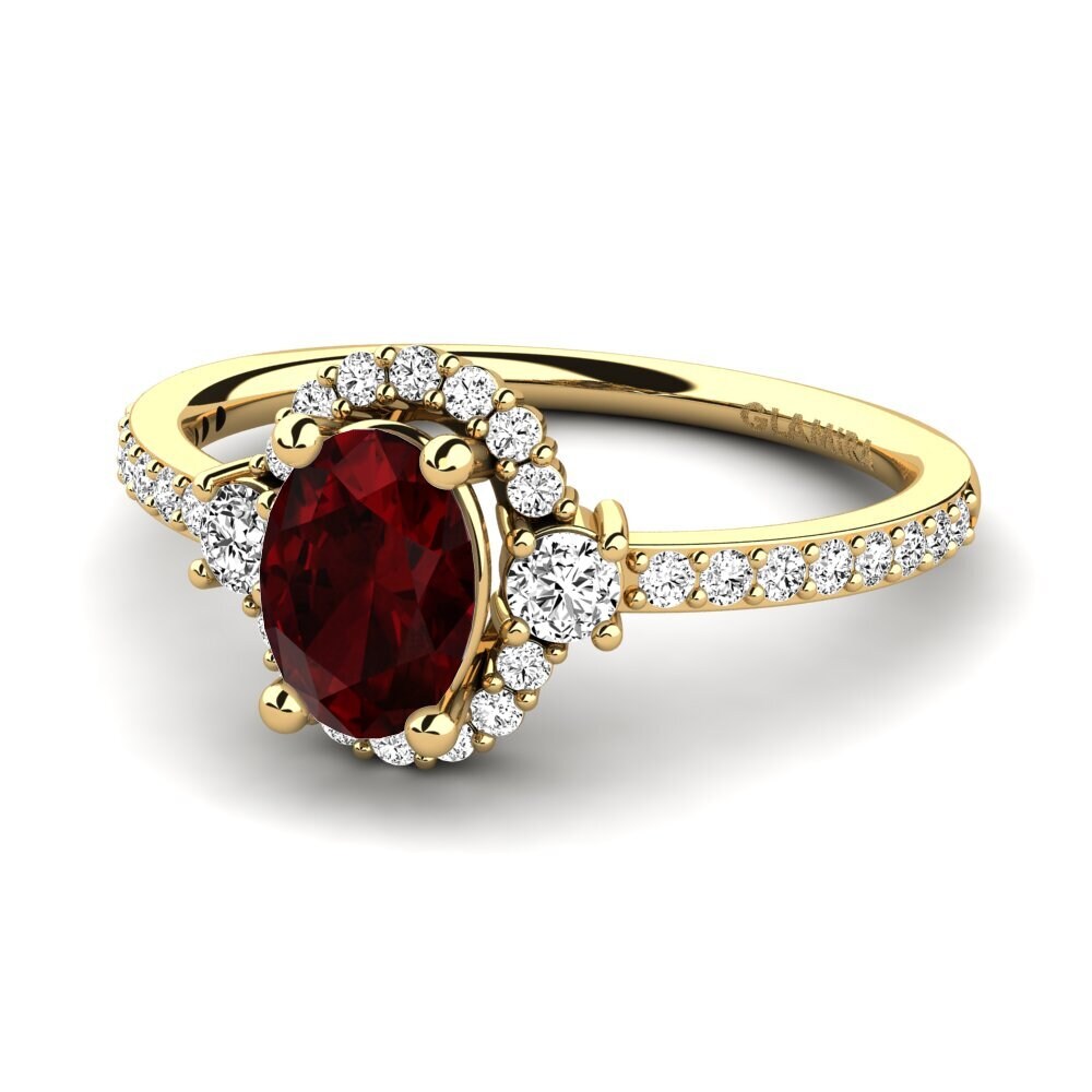 Granate Anillo de compromiso Richelle