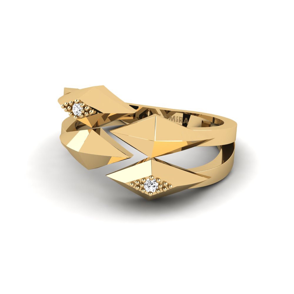 Saphir Blanc Bague Rieky