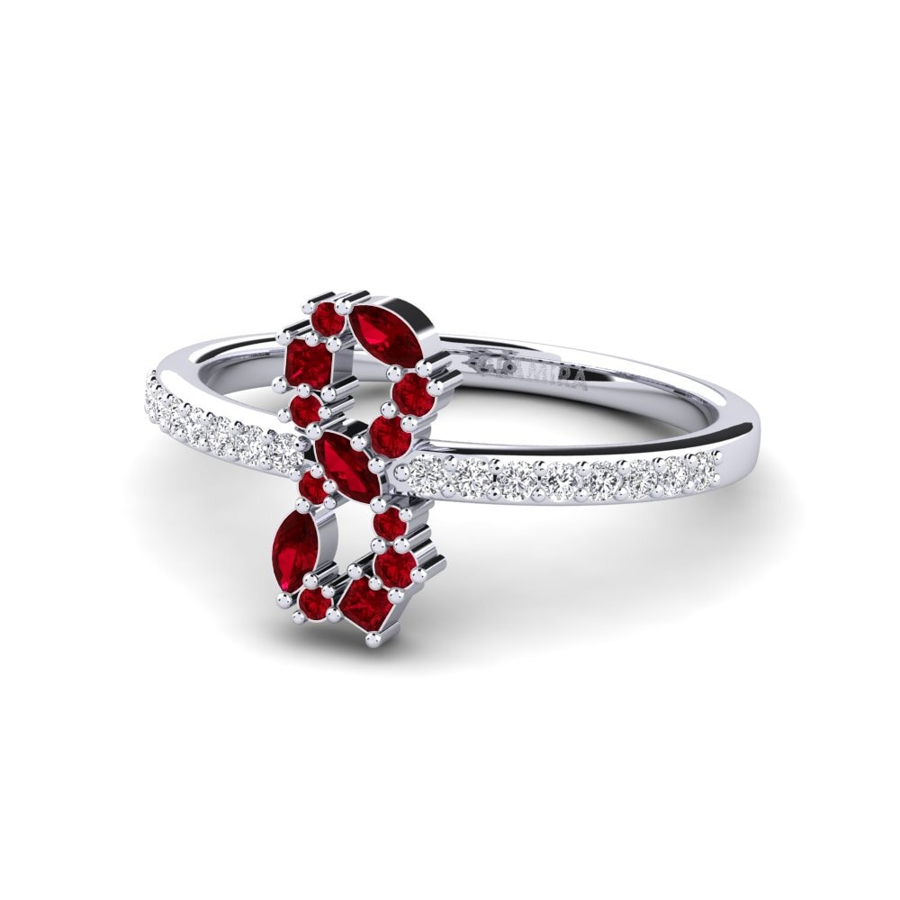 Circonita Roja Anillo Rigeles