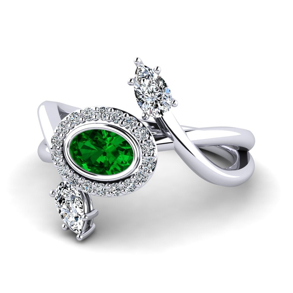 Green Zirconia Women's Ring Rigotlas