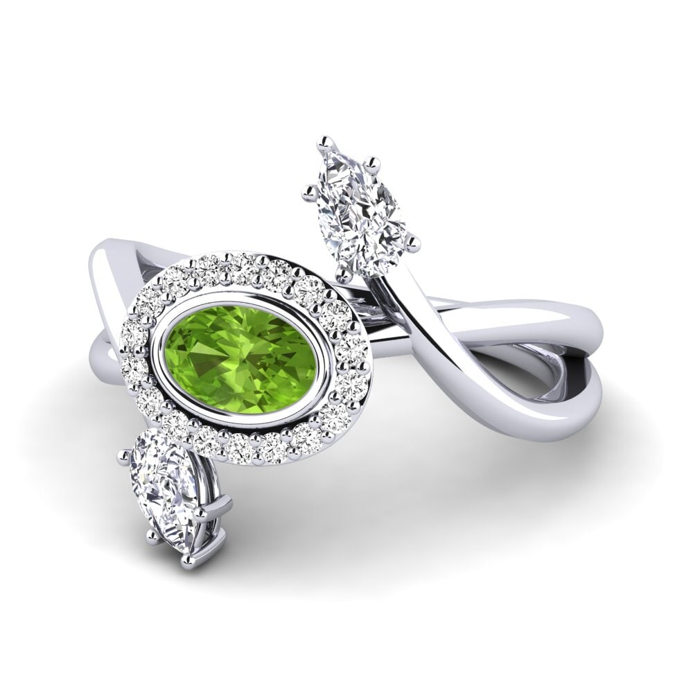 Peridoto Anillo de Mujer Rigotlas