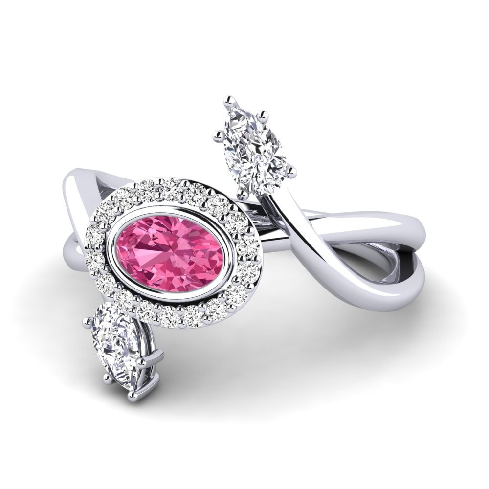 Turmalina rosa Anillo de Mujer Rigotlas