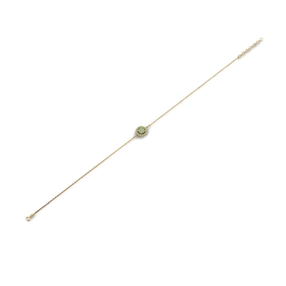 Diamante Verde Pulsera de Mujer Rikchay