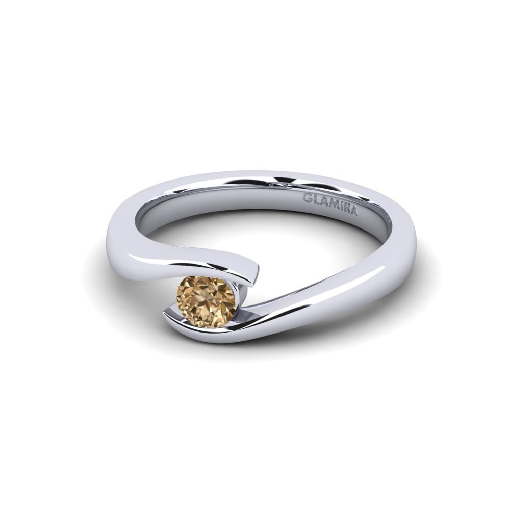 Diamante café Anillo de compromiso Tonia 0.25 crt