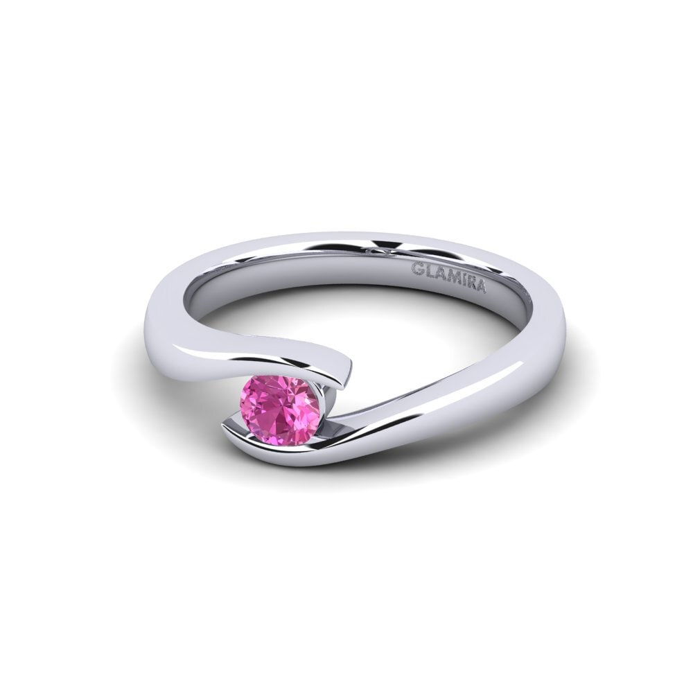 Topacio Rosa Anillo de compromiso Tonia 0.25 crt
