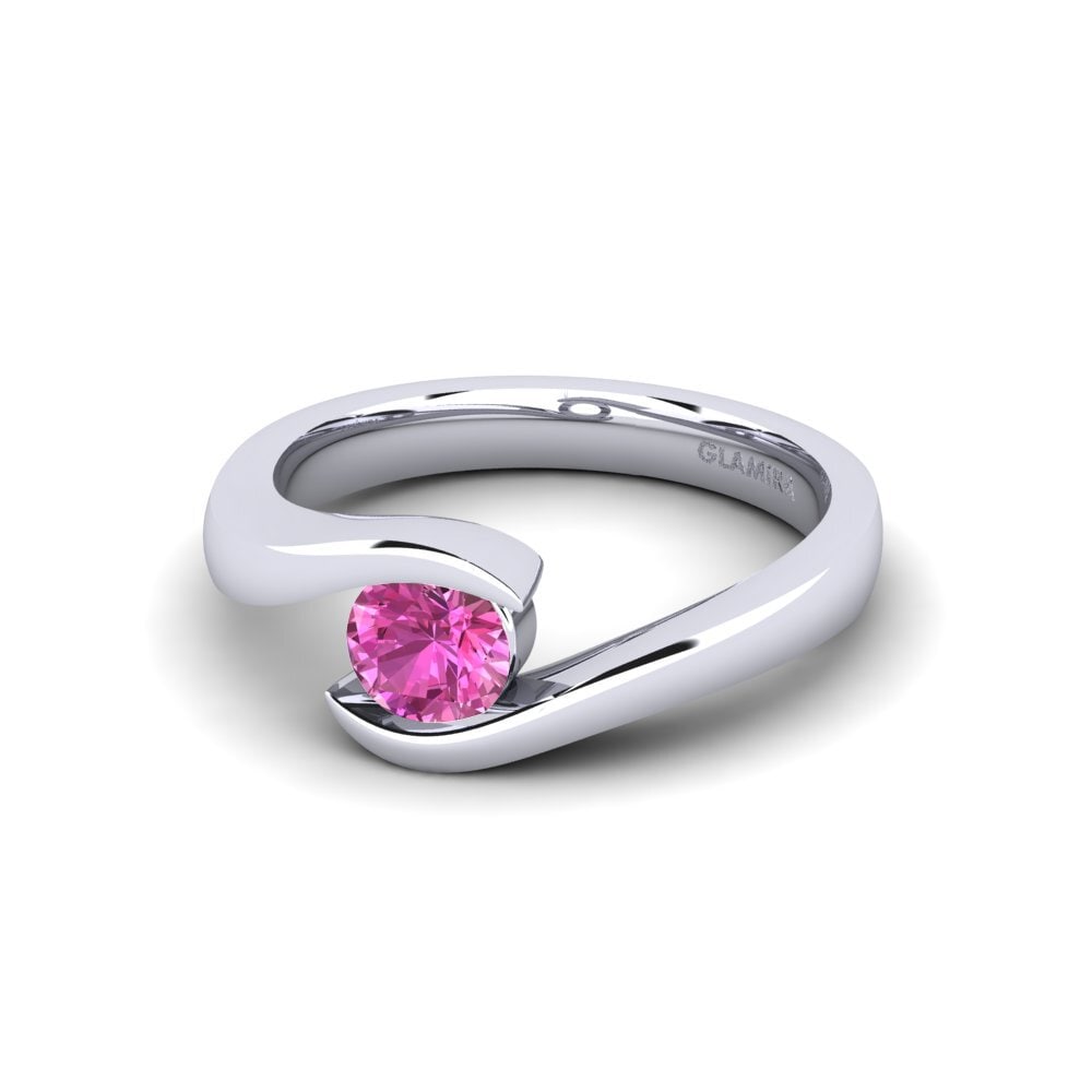 Topacio Rosa Anillo de compromiso Tonia 0.5 crt