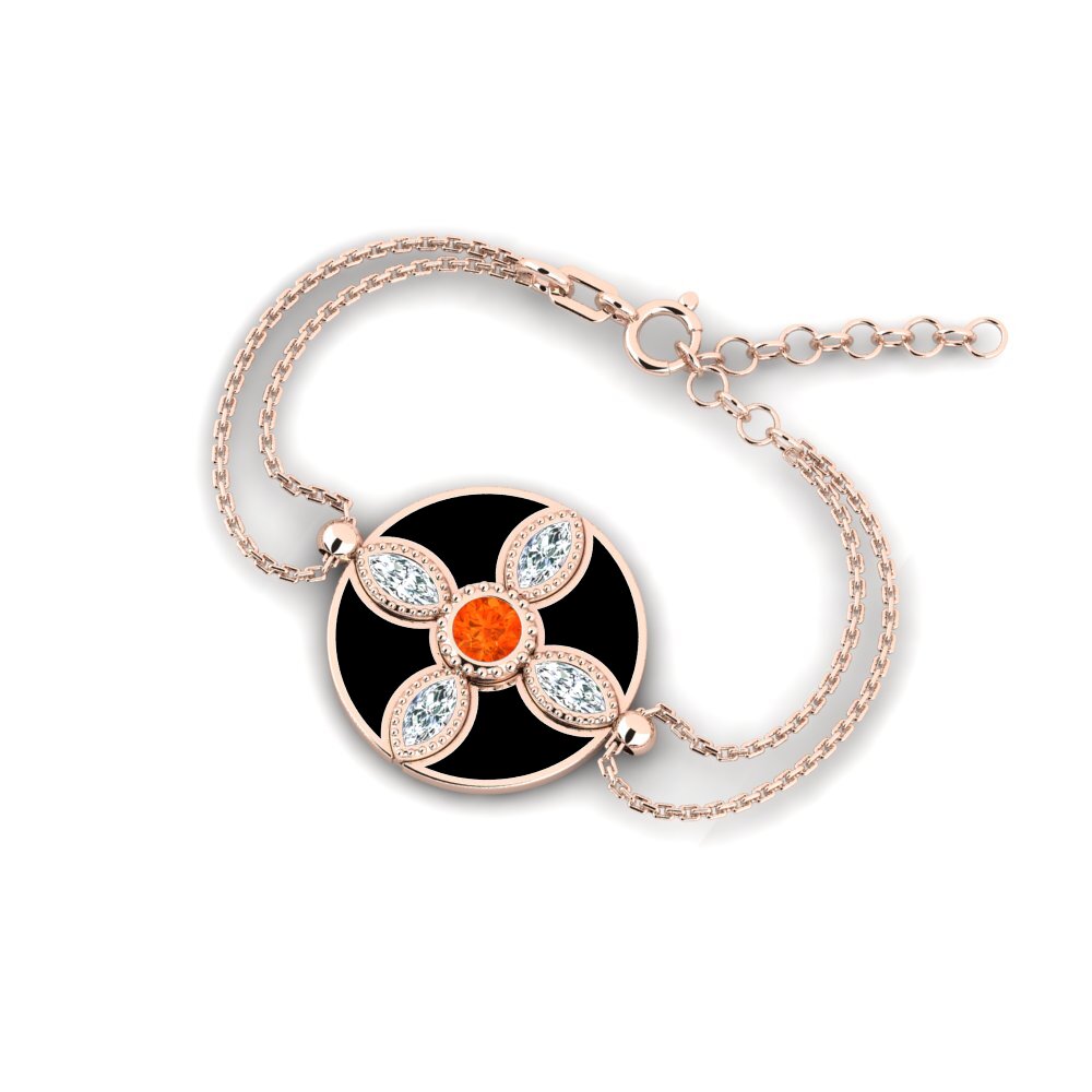 Armschmuck Ketten Feueropal