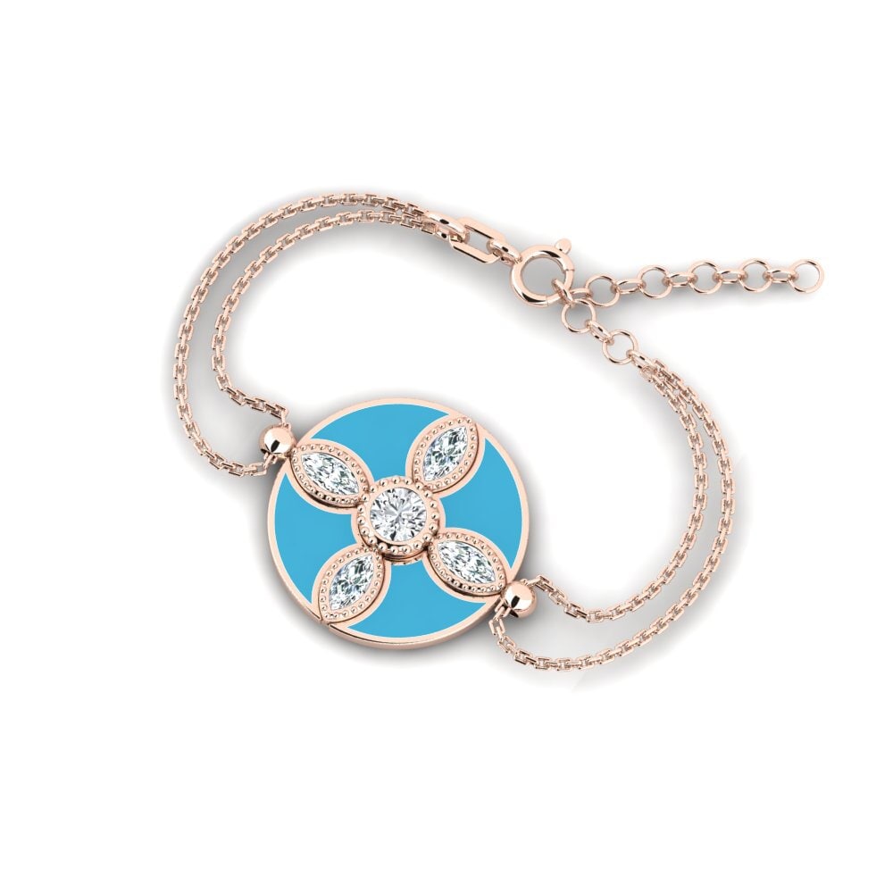 Chain White Zircon Bracelets