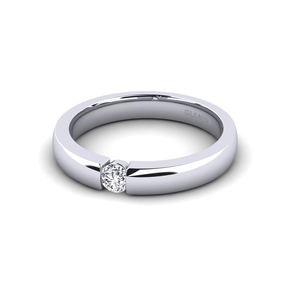 Round Engagement Ring Lissy 0.16crt