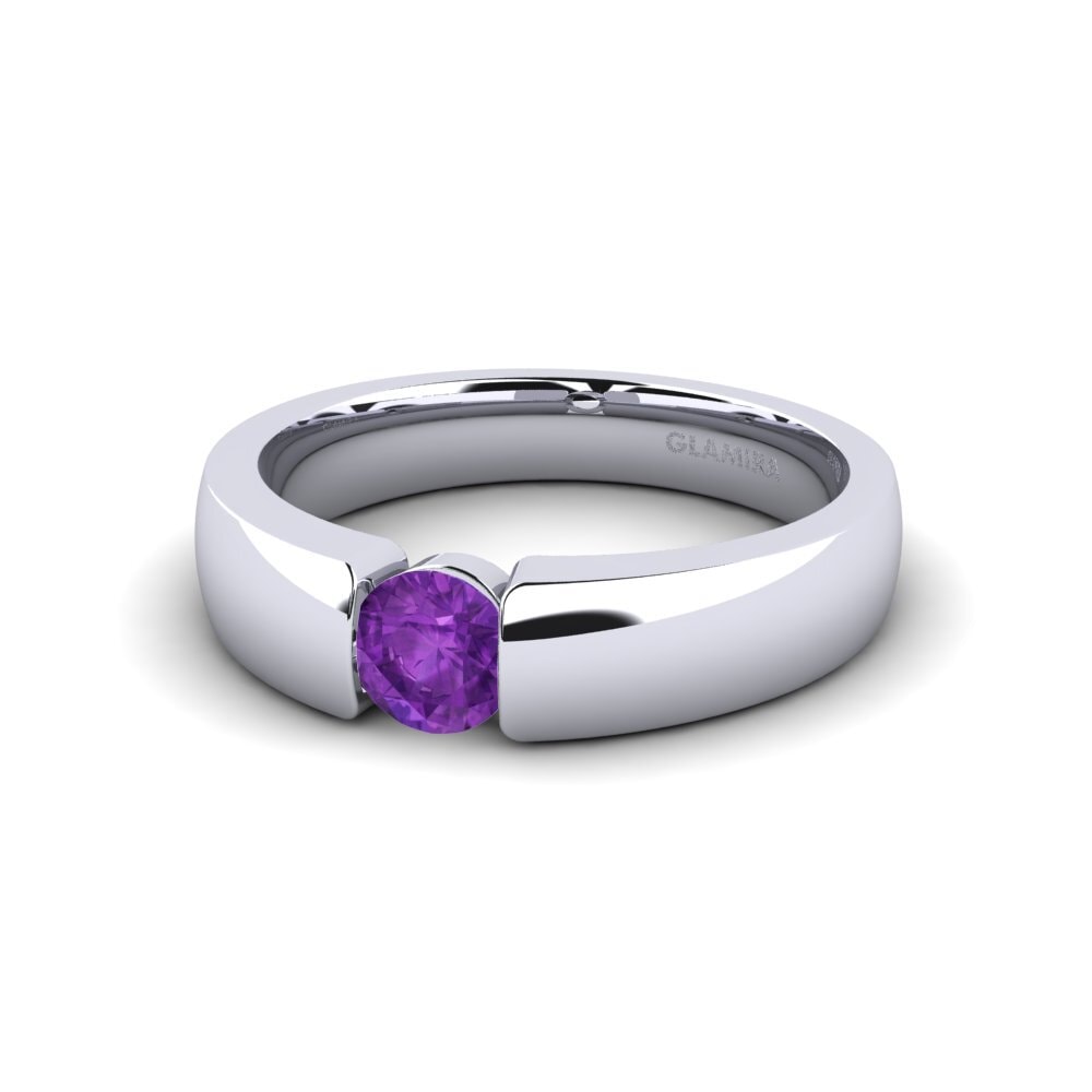 Amethyst Engagement Ring Lissy 0.5 crt