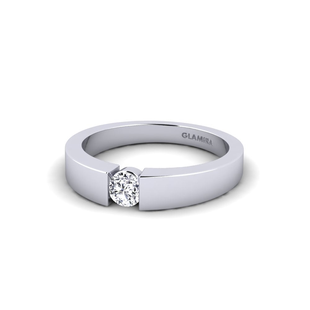 Tension Diamond Engagement Rings