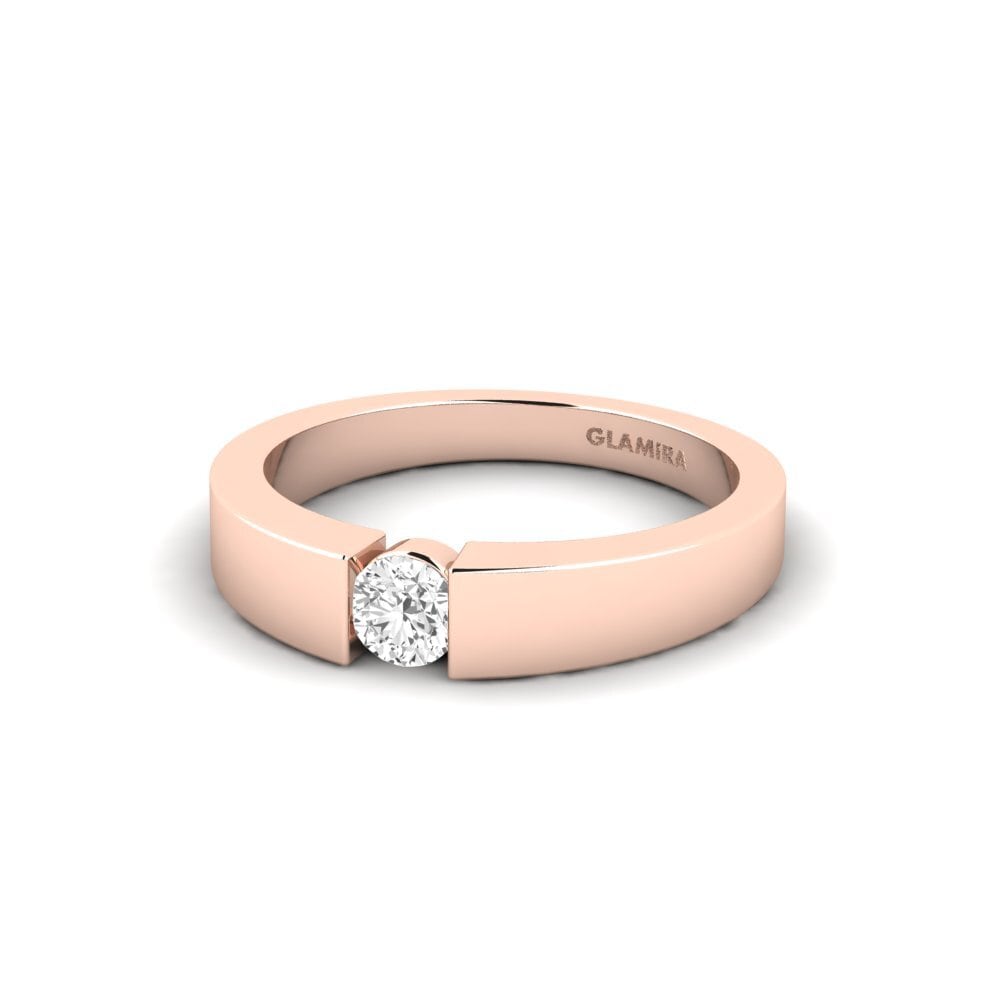 Tension 14ct Rose Gold Rings