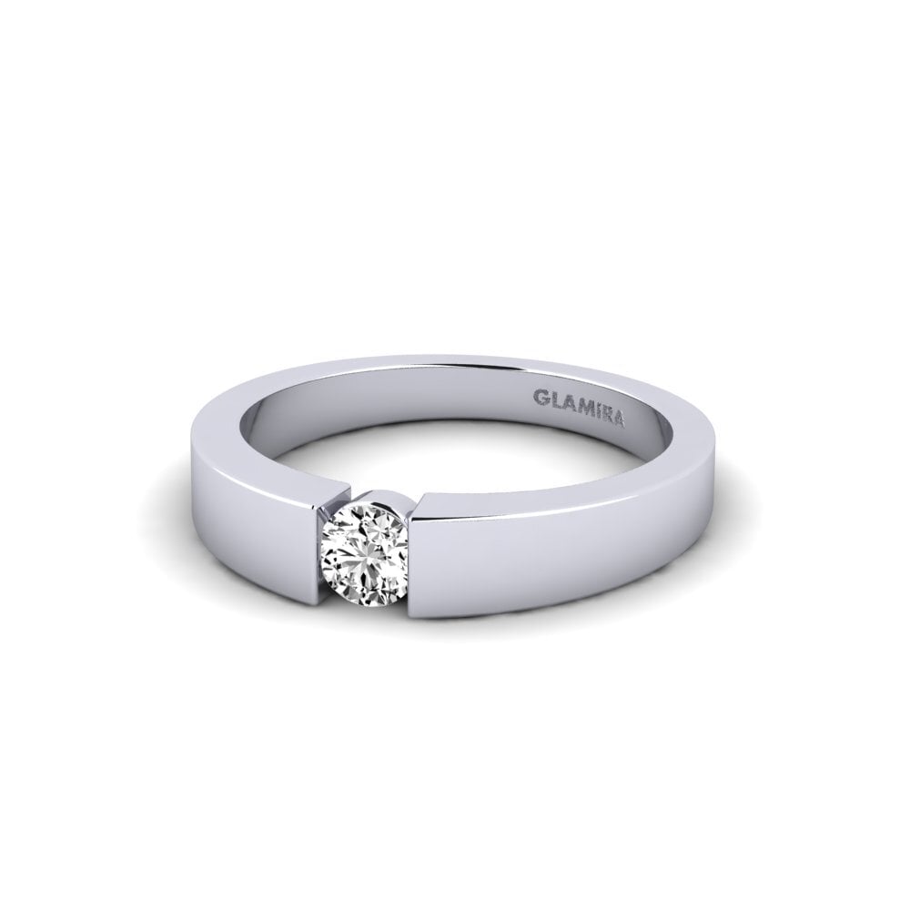 Tension Moissanite Rings