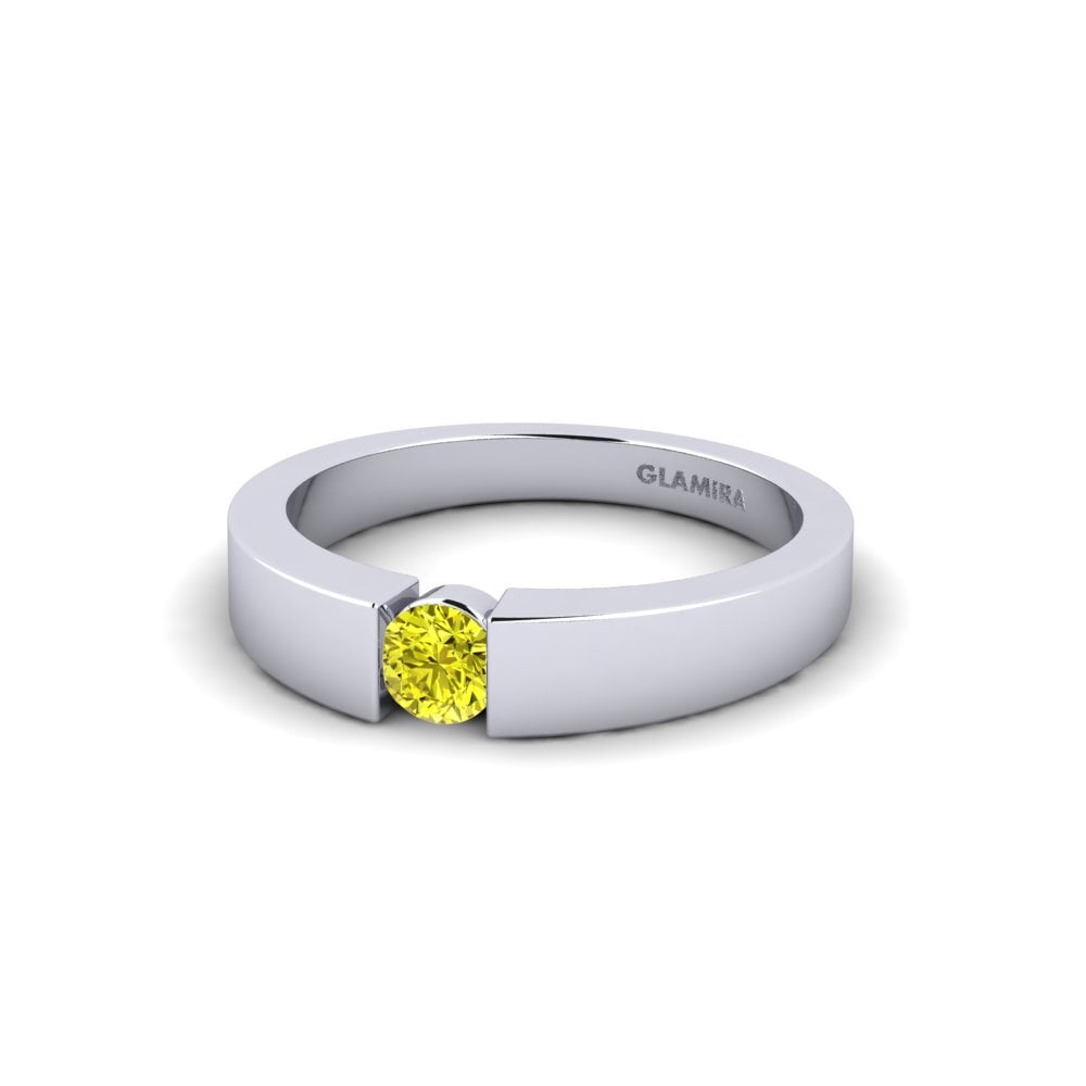 Napětí Žlutý diamant Zásnubní prsteny