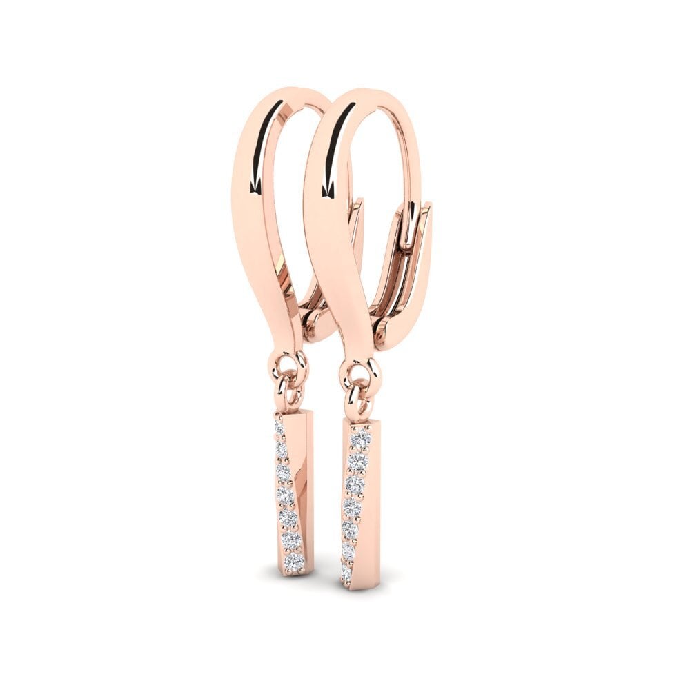 14k Rose Gold Women's Earring Robah